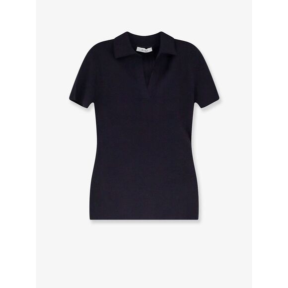 Max Mara Women Albero Virgin Wool Polo Shirt